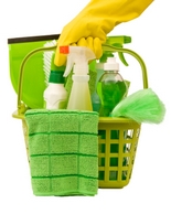 we use green cleaning products